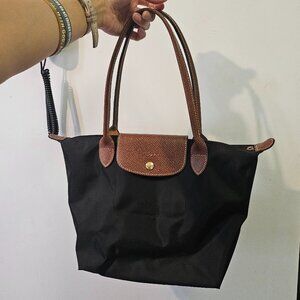 Elegant Black and Brown Tote Bag